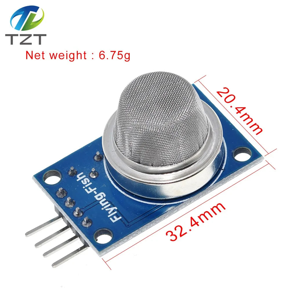 TZT MQ-2 MQ2 Smoke Gas LPG Butane Hydrogen Gas Sensor Detector Module For Arduino