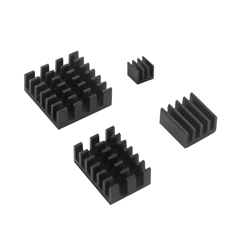 GPUHOLD Chipset Cooler 4pcs/5pcs For Raspberry Pi 2/3/4 3B+4B Heat Sink Aluminum Heatsink Radiator Cooler Kit for Raspberry Pi