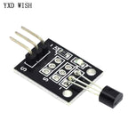 10-30pcs KY-001 3 Pin DS18B20 Temperature Measurement Sensor Module For Arduino KY001 Temperature Sensors DIY Kits