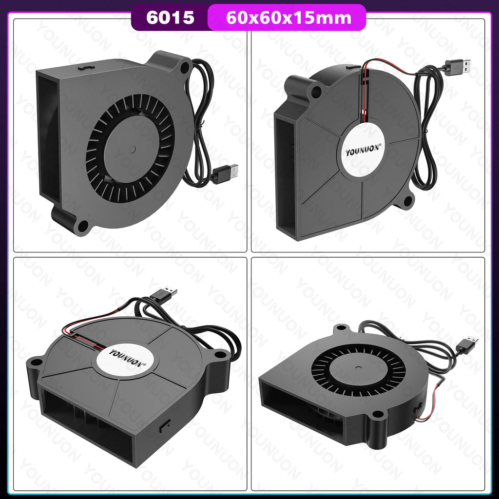 DC 5V USB 5015 7515 7530 Blower Cooling Fan Brushless Motor Case Fan Blower Fan Humidifier Fan Induction Cooker Fan