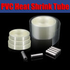 5M Clear Width 25mm ~ 200mm PVC Heat Shrink Tube 18650 Battery Wrap Pack Insulated Cable Protector Sleeve Lithium Film Case