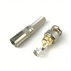 2/5/10pcs BNC Male Connector Solder Jack Copper Pin Coaxial Twist-on Adapter for CCTV Camera Surveillance Kit System C5