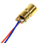 10pcs Adjustable Mini Laser Pointer Diode RED Dot Laser Diod Circuit 3V/5V 5mW 650nm Module Pointer Sight Copper Head