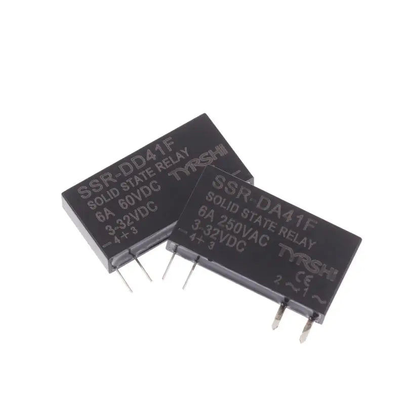 Solid State Relay Slim Relay SSR Non-contact DC To AC DC To DC SSR-41FDA SSR-41FDD DIN Rail Relay 6A