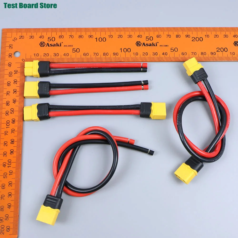 XT60 Male Female Conversion Plug Connection Cable With 12AWG Silicone Extension Lead Wire for RC Lipo Battery FPV Drone