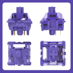 KBDiy Asura Switch Tactile MX Switches 50g for Gaming Mechanical Keyboard KIT Purple Factory Lubed Custom DIY 5Pins GMK67 Hi75