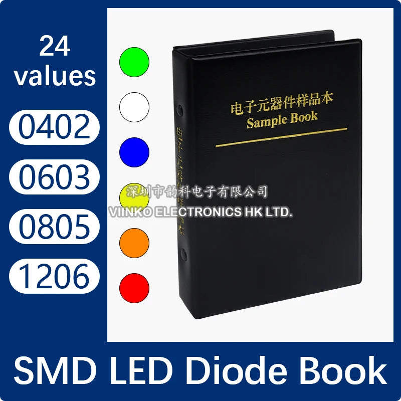 SAMIROB 100pcs/Lot 0805 SMD LED White Ice Blue Red Blue Yellow Green Orange Warm White Pink Purple RGB 2012 Light Emitting Diode