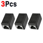 Female to Female RJ45 Ethernet Inline Coupler for Cat7/Cat6/ Cat5e/ Cat5 Ethernet Cable Extender Adapter for PC Router PS5 Xbox