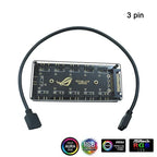 WS2812b ARGB LED Strip Light Addressable Rainbow Light Digital 5V 3pin Header PC Case Asus Aura Sync RGBIC Fusion MSI Mystic