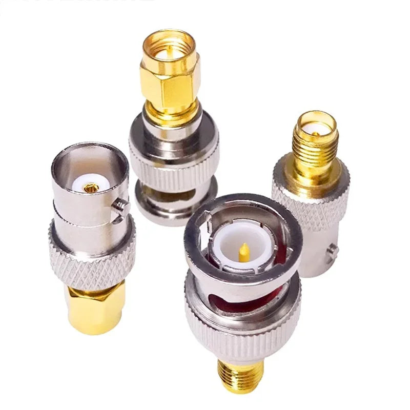 5PCS SMA To BNC RF Connector SMA BNC Adapter Male To Female for Antenna/Extension Cable BNC To SMA Connectors