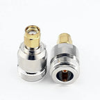 Connector N Female to SMA Female Jack / SMA Male Plug / RP-SMA Female / RP-SMA Male Straight RF Connector Adapter