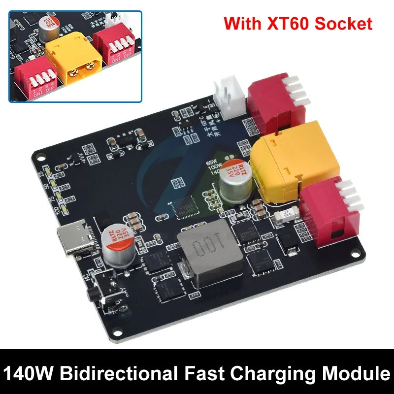 1/3/5PCS 140W PD3.1 Bidirectional Fast Charger Module 2S 3S 4S 5S 6S Lithium Battery Charging Board IP2366 BMS Charger Module