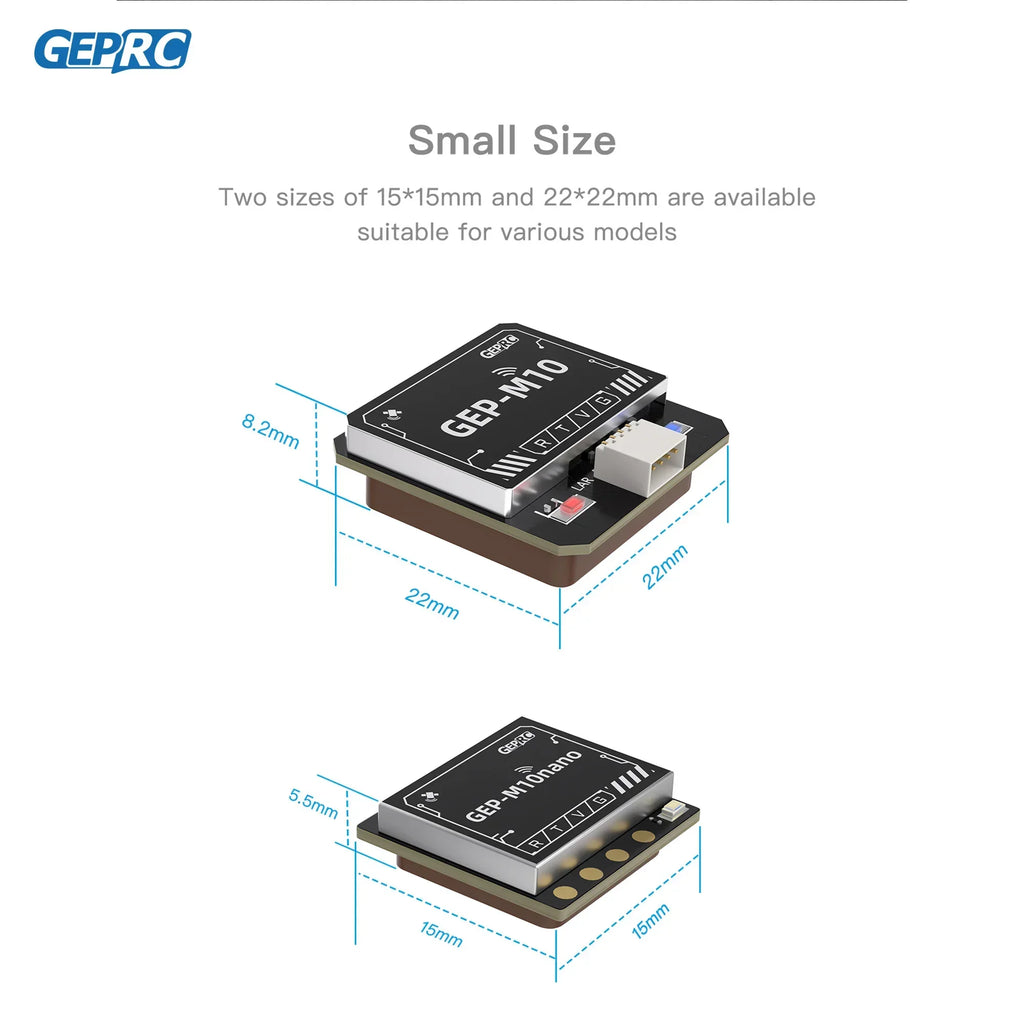 GEPRC GEP-M10 Series GPS Module Integrate SBAS Joint Positioning  M10 Chip QMC5883L Magnetometer DPS310 Barometer FPV Drone