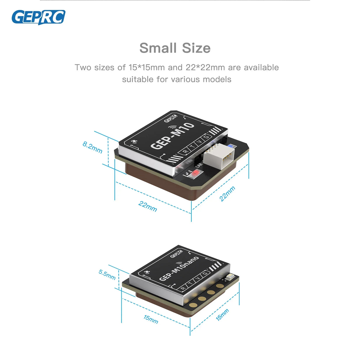 GEPRC GEP-M10 Series GPS Module Integrate SBAS Joint Positioning  M10 Chip QMC5883L Magnetometer DPS310 Barometer FPV Drone