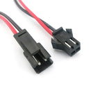 10 Pairs JST SM Series 2.5mm Pitch 2-Pin Battery Connector Plug Male & Female Pre-Crimped 200mm Wire Harness Assembly