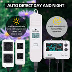 CO2 Monitor Controller LCD Digital Carbon Dioxide Controller CO2 Concentration Tester NDIR Sensor CO2 Detector for Greenhouse