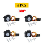 DM-S0020 2.1g Mini Micro Servo 180° Plastic Gear Servomotor 4.8V-6V for RC Hobby/DIY Toys Ultra-Light Coreless Motor