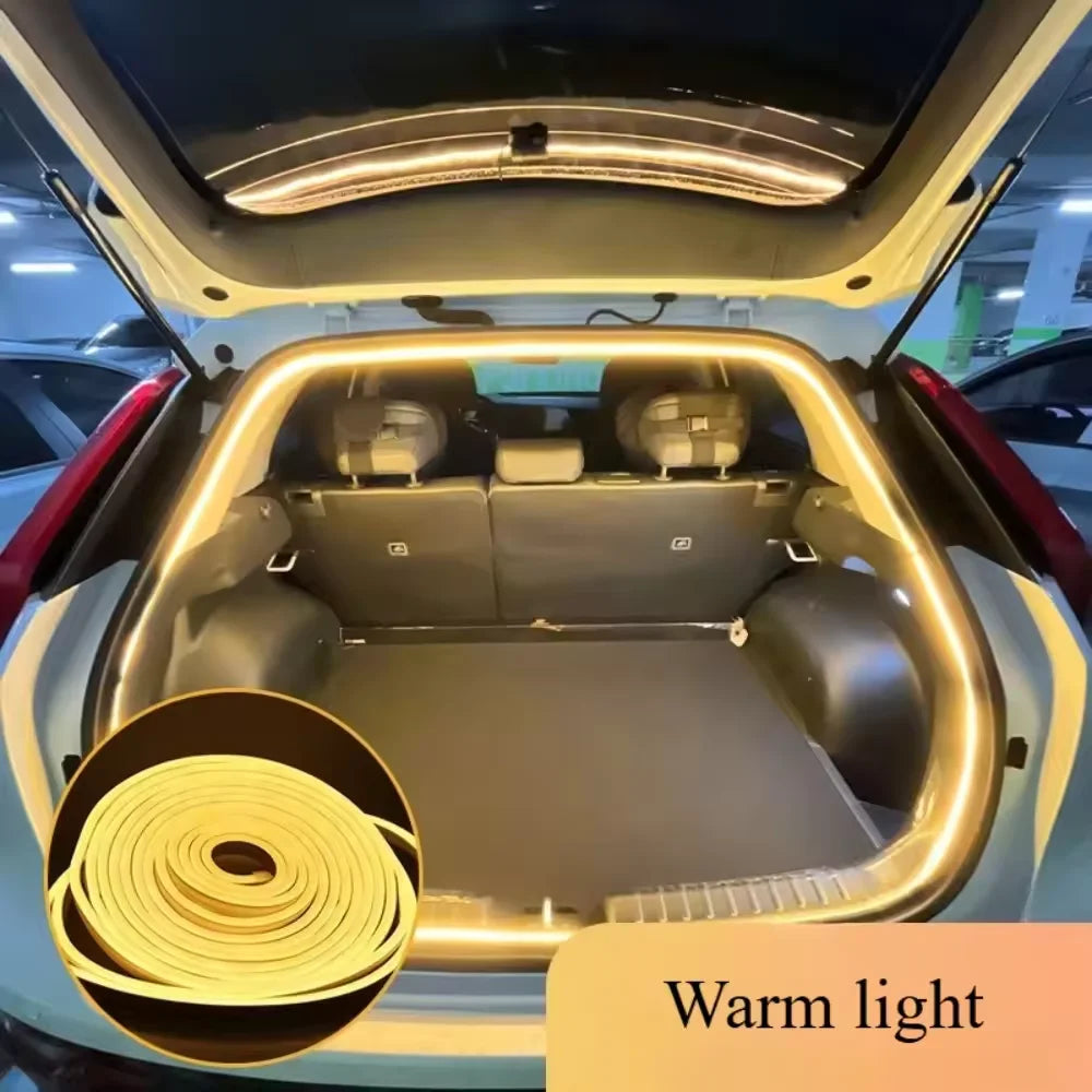 Car High Brightness Trunk Lighting Ambient Light Interior Decoration LED Wiring Free Automatic Sensing Tailgate LED Light Strip