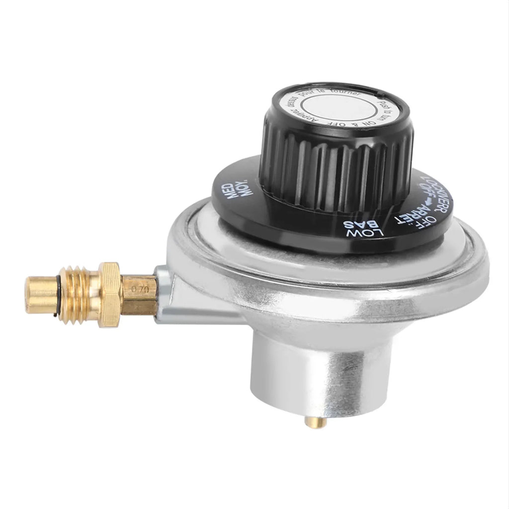 Low Pressure Adjustable Regulator Zinc Alloy 1"‑20UNF Propane Gas Low Pressure Adjustable Regulator Control Valve BBQ Grill