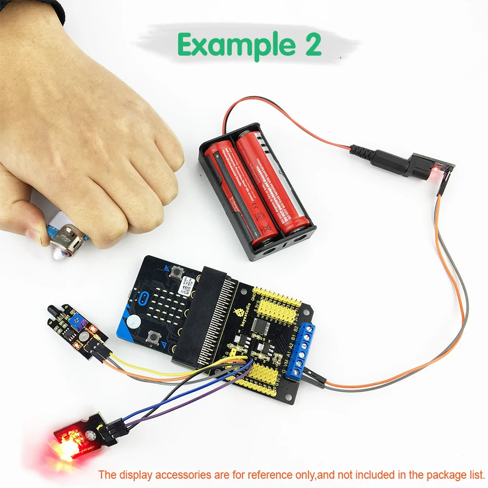Keyestudio Motor Drive Breakout Board For The BBC Micro bit Integrate TB6612FNG Chip Comes Serial Port Communication Pins