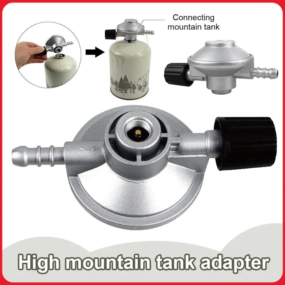 Low Pressure Gas Regulator Adjustable Flow Low Pressure Propane Regulator Barb Hose Connection 7/16 Inch Disposal Bottle Valve