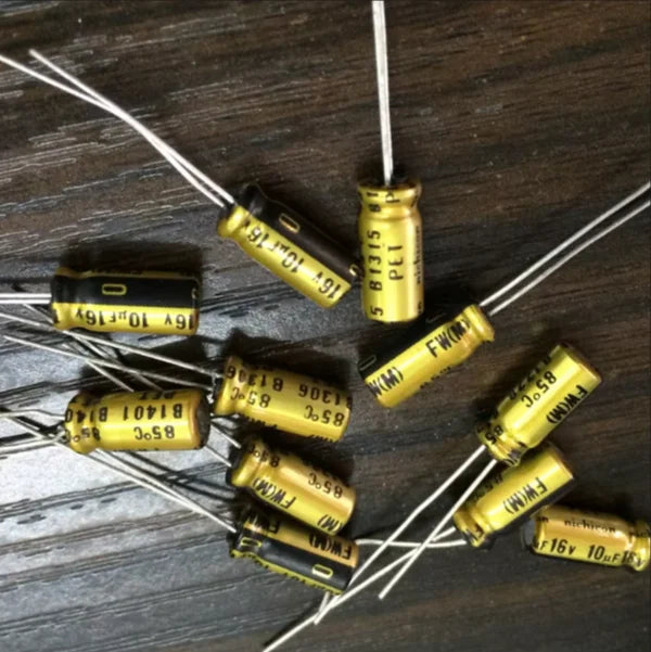 10pcs 10uF 16V NICHICON FW Series 5x11mm 16V10uF Audio Aluminum Electrolytic Capacitor Top Grade