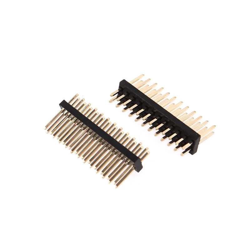 10Pcs/Lot  1.27mm Pitch 2x2P-50Pin Double Row Male Female Pin Header PCB Board Connector 1.27 mm Pinheader Socket SMD SMT