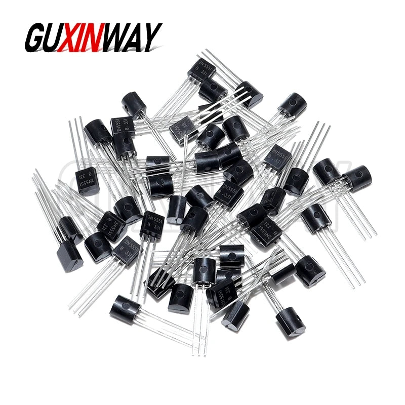 100PCS Transistor New TO92 2N3904 2N3906 2N4403 2N2907 2N4401 2N2222 PN2222 2N5401 2N5551 TO-92