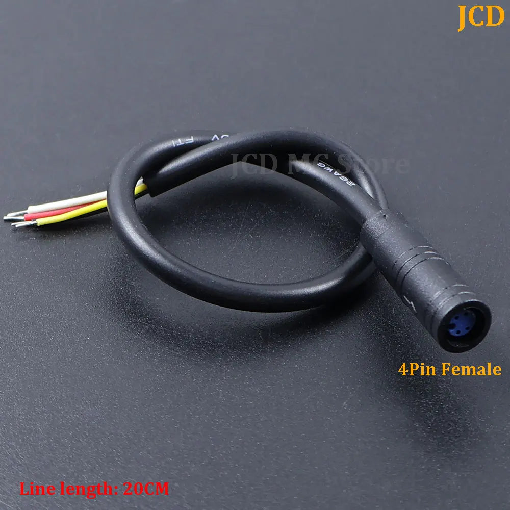 M6 M8 Julet Sensor Waterproof Electric Bicycle Butt Joint Plug  2 3 4 5 6 Pin Male Female Ebike Display Cable Connector
