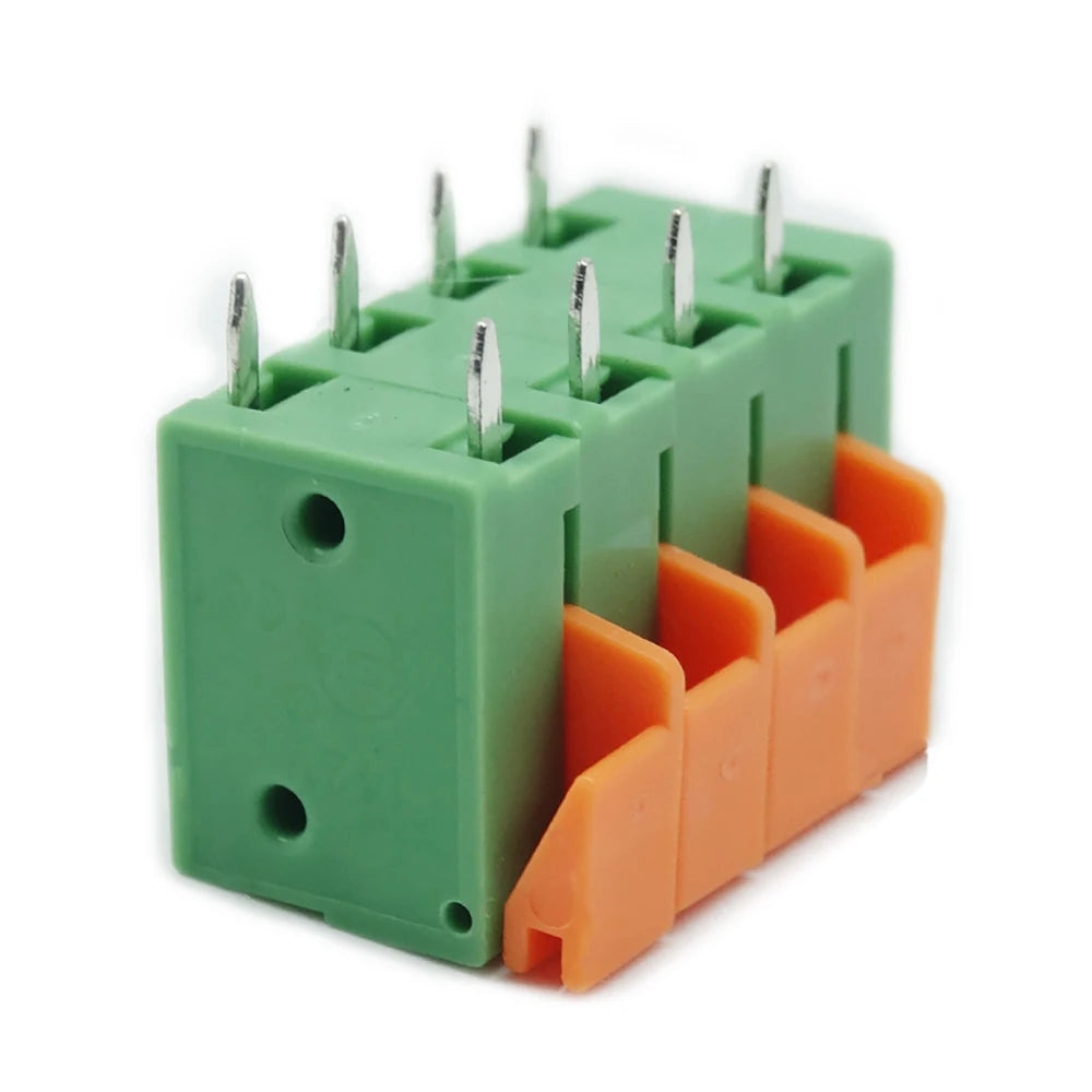 10pcs KF142V-5.08mm 141V-2.54mm Vertical KF142R 141V Right Angle FFKDSA 250V10A 2P 3P Spliceable PCB Wire Spring Terminal Block
