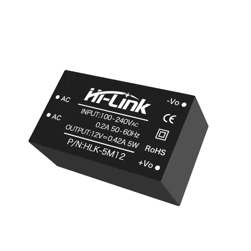 HLK-5M03 HLK-5M05 HLK-5M09 HLK-5M12 10pcs/lot 5W ACDC 220V to 5V Buck Step Down Power Supply Module Converter Intelligent