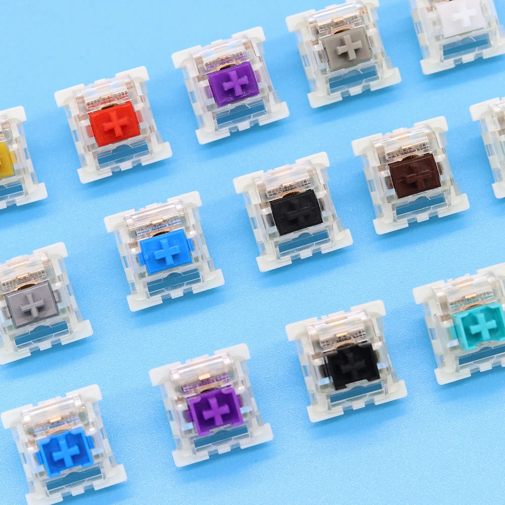 Outemu Switches for Mechanical Keyboard 3Pin Clicky Linear Tactile Silent Switch RGB LED SMD Gaming Mechan With MX Switch