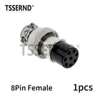 GX12 GX16 GX20 2 3 4 5 6 7 8 9 10 Pin Connector Male Female Butting Wire Cable Circular Aviation Socket Plug