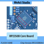 WeAct RP2350B Raspberry Pi RP2350B RISC-V Hazard3 520KByte SRAM 16MByte QSPI Flash 48GPIO All out New Version Chip RP2350B0A4