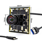 400fps USB3.0 Camera Global Shutter HD 1.3MP 200fps High Speed Camera Board With No Distortion Lens Plug Play For Motion Capture