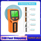 HW430 5in1 Wall Stud Detector LCD Display Multifunctional Handheld for Wood AC Wire Cable Metal Detector Electric Wall Finder