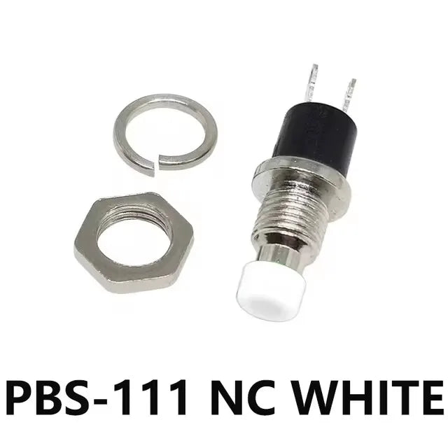 5/20/100PCS 7MM Push Button Switch Momentary PBS-110 Normally Open NO NC Press The Reset Switch ON OFF Micro Switch