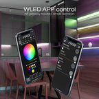 GLEDOPTO WLED ESP32 ESP8266 Ultra Mini LED Controller Multi Color RGB IC Addressable for Table Computer TV Backlight Dynamic ICs