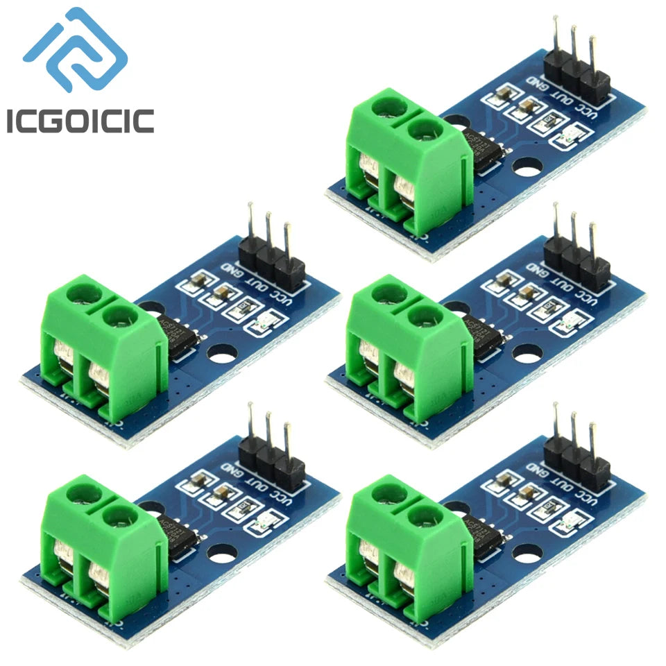 Hall Current Sensor Module ACS712 module 5A 20A 30A Hall Current Sensor Module 5A/20A/30A ACS712 For Arduino