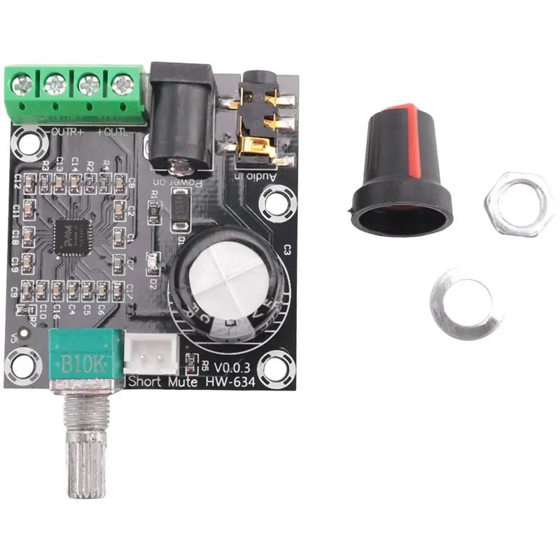 4X PAM8610 Dual Channel DC 12V HD Pure Digital Audio Stereo Amplifier Board Class D 15W X 2 High Power Amplifier Module