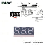 0.56inch Digital tube Common AnodeCathode Red 1 2 3 4 Bit digital Tube LED Display 7 segment 0.56