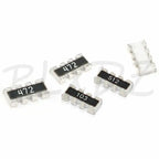 100pcs 0603 0603*4 2*4P 5% Network Resistor SMD array 0 ohm ~ 1M 91 100 110 120 130 150 160 180 200 220 240 270 300 330 R ohms