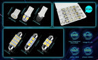 42Pcs T10 5050 Car LED Light Bulb Interior Dome Trunk License Plate Lamps Kit White for Bmw E53 E60 E90 LED Lamp