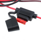12V Waterproof Motorcycle SAE to USB Phone GPS MP4 Charger Cable Adapter Motorbikes Inline Fuse Power Supply