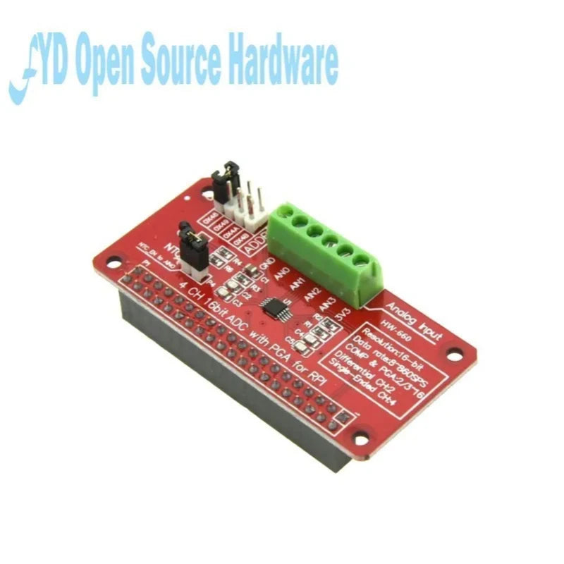 1pcs 3.3V ADS1115 ADC Module for Raspberry Pi 3/2 / B + / I2C RPI ADS1115 ADC Analog to Digital Converter