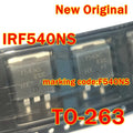 1pcs to 100pcs  IRF540NSTRPBF IRF540NSPBF IRF540NS TO-263 New Original  marking code:F540NS Power MOSFET