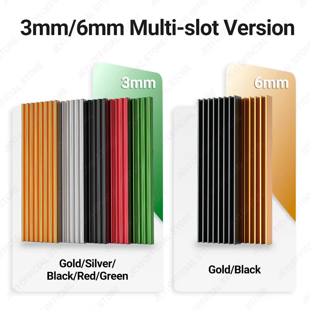 JEYI M.2 2280 SSD Heatsink Aluminum Cooler Multi-version NVMe Radiator with Thermal Pad,Dust Paper for PS5/PC/Laptop
