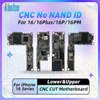 CNC Cut Motherboard for iPhone 16 16Plus 16Pro Max Upper Lower Board No NAND Logic Board Swap US EU Version Repair Parts