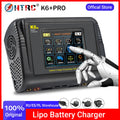 HTRC K6+ Lipo Battery Charger DC 400W AC 200W 12Ax2 RC Charger Balance Discharger For LiHV LiFe Li-lon NiCd NiMh Pb LiPo Batteri