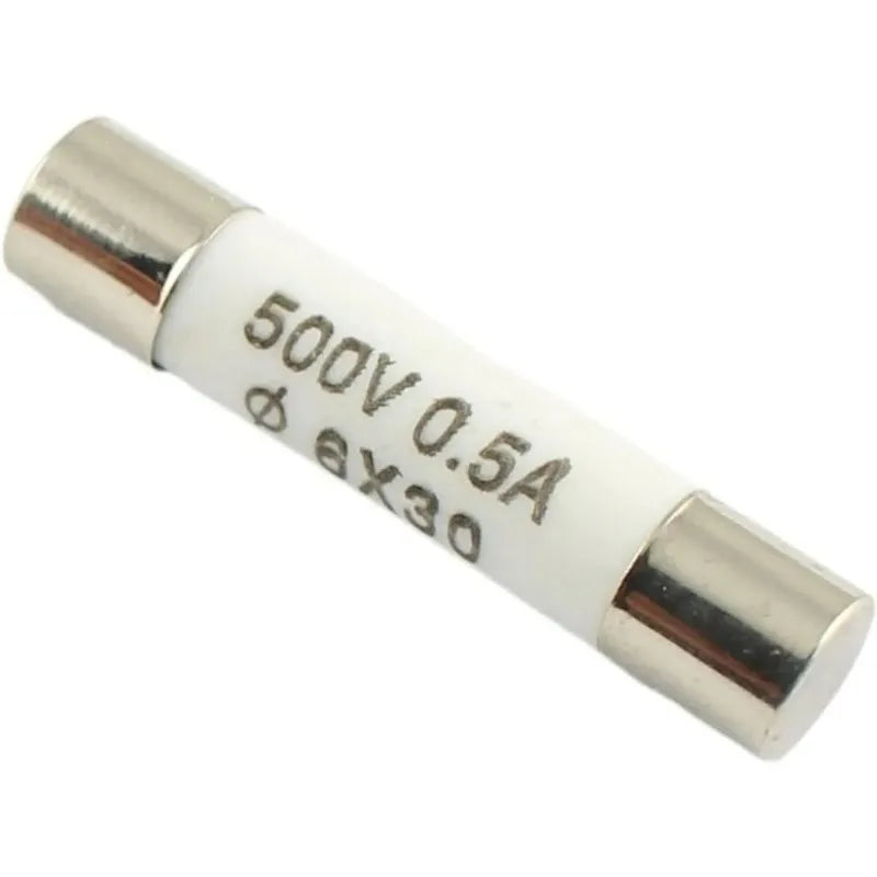 10pcs Ceramic Fuse Cartridge RO58 6x30mm 500V F 0.5A 1A 2A 3A 4A 5A 6A 8A 10A 13A 15A 20A 25A 30A Fast Blow BS1362 6*30mm